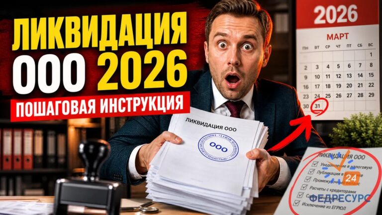 Ликвидация ООО в 2026: пошаговая инструкция